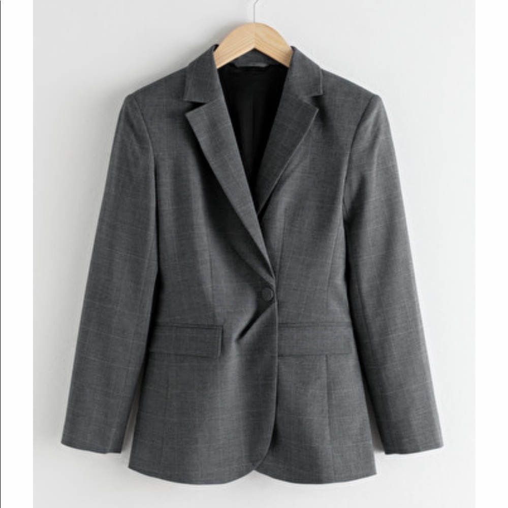 & Other Stories grey blazer